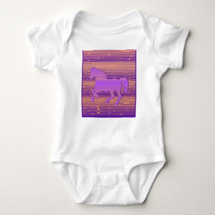 Pink Pony Baby Bodysuit