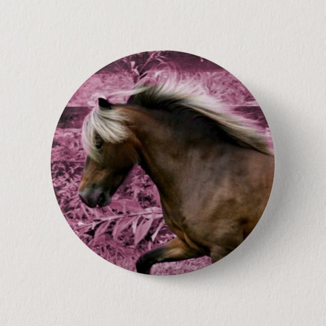 Pink Pony Button (Front)