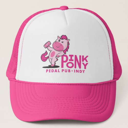 Pink Pony Pedal Pub _ Trucker Hat