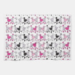 PINK POODLE Bathroom Hand Towel