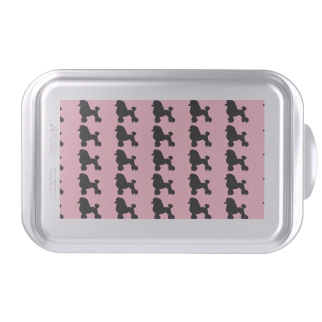 Pink Poodle Cake Pan (Front)
