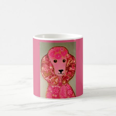 Pink Poodle Dog Mug