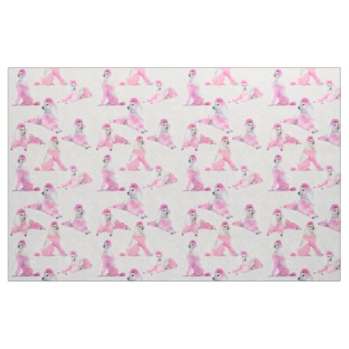 Pink Poodle Fabric