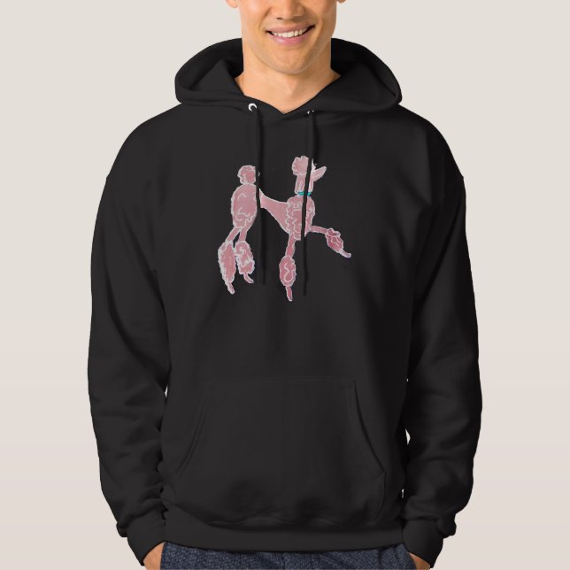 Pink Poodle      Hoodie (Front)
