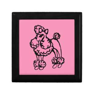Pink Poodle Jewelry Box