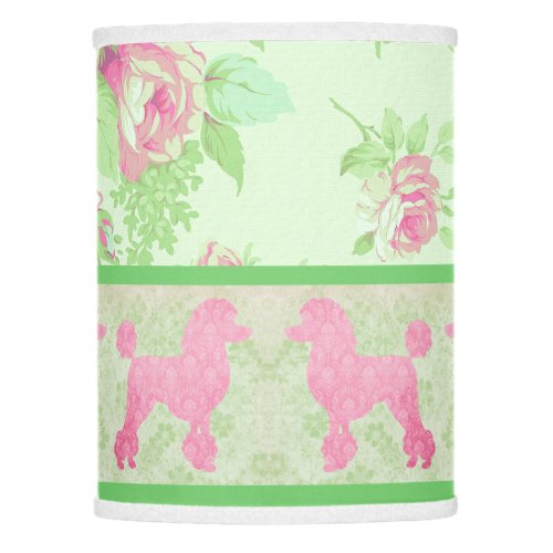 Pink Poodle Lamp Shade