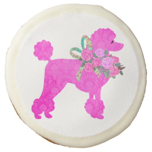 Pink Poodle Party Supplies Sugar Cookie