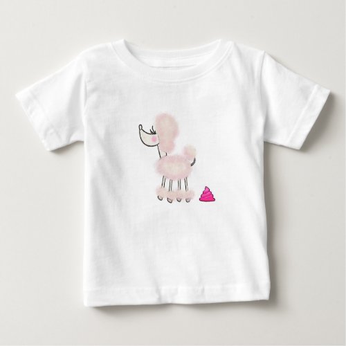 Pink Poodle Poop Kids Tee