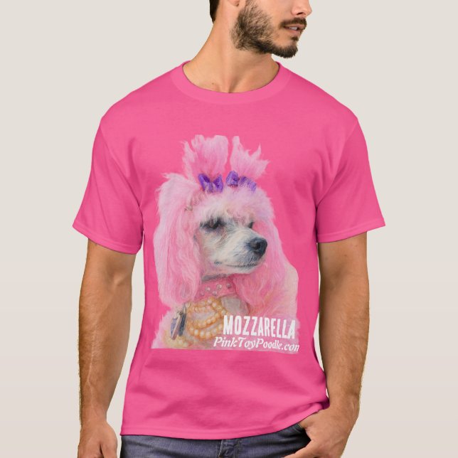 Pink Poodle shirt, poodle shirt (Front)
