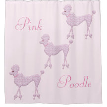 Poodle Shower Curtains Zazzle