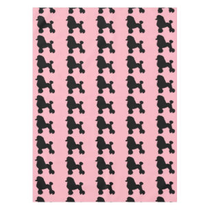 Pink Poodle Skirt Inspired Tablecloth