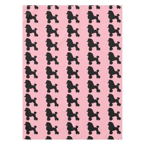 Pink Poodle Skirt Inspired Tablecloth