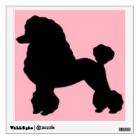 Pink Poodle Skirt Inspired Wall Decal