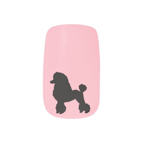 Pink Poodle Skirt Minx Nail Art Decals