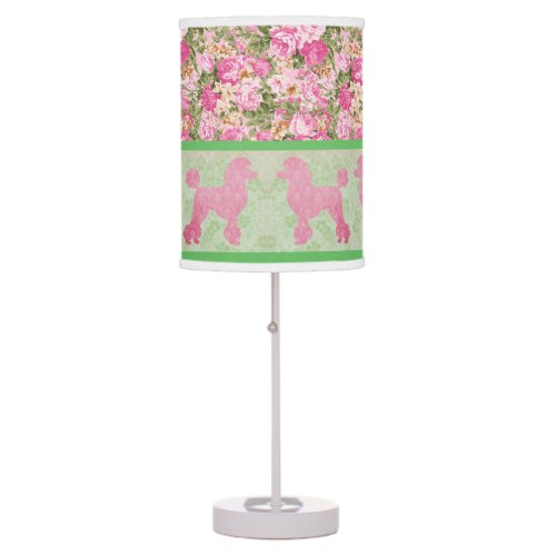 Pink Poodle Table Lamp