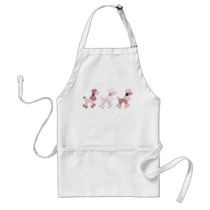 Pink Poodles On Parade Apron