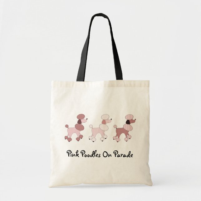 Pink Poodles On Parade Bag (Front)