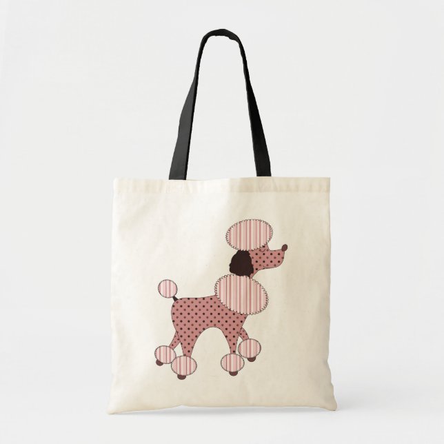 Pink Poodles On Parade Bag (Front)
