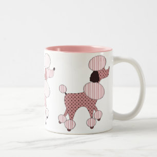 Pink Poodles On Parade Mug