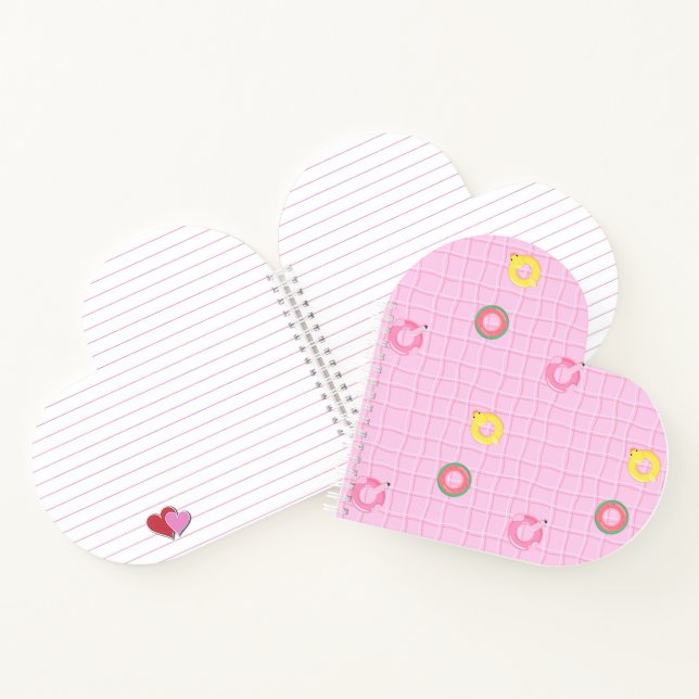 Pink pool and tubes notebook (Inside)