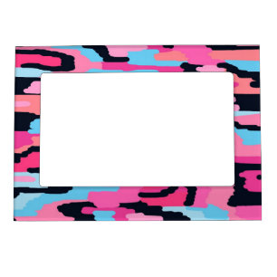 Pink Pop Abstract Magnetic Frame