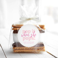 Pink Pop It When She Pops Baby Shower Gift