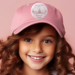 Pink Popcorn and Pajamas Slumber Birthday Party Button<br><div class="desc">Transform your little girl's birthday celebration into a whimsical slumber party with our enchanting "Pink Popcorn and Pajamas" design template. Perfect for birthdays of any age but particularly delightful for children aged 6 and up, this charming design sets the stage for a cozy and memorable night of fun and laughter....</div>
