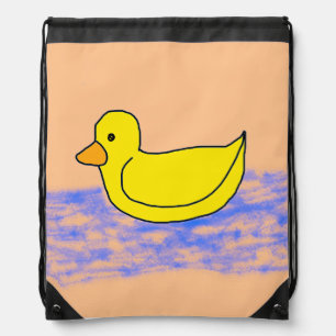 Pink Popcorn Anime Ducky Bag