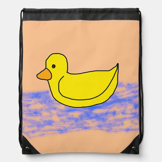 Pink Popcorn Anime Ducky Bag (Front)