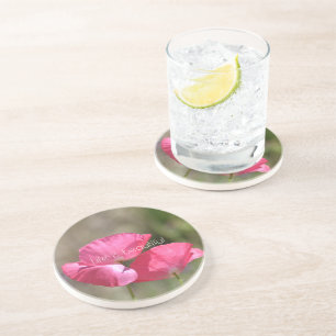 Pink Poppies Coaster