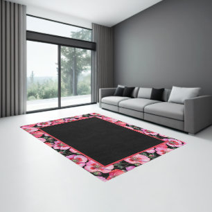 Pink Poppies Indoor Area Rug
