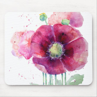 Pink Poppies Mousepad