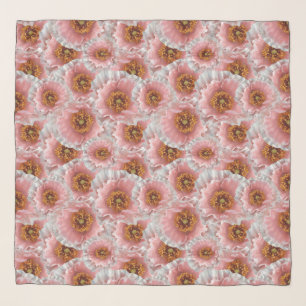 pink poppies scarf