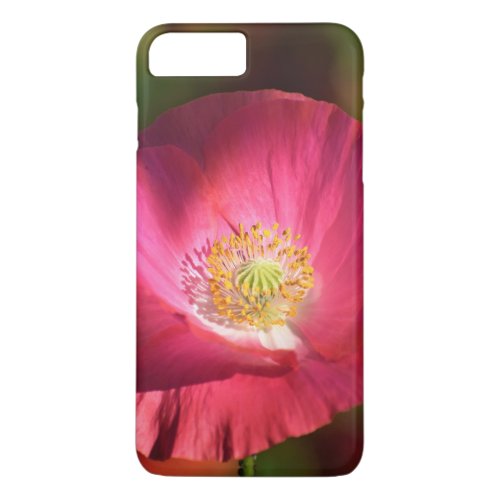 Pink Poppy in the Sunshine Photograph iPhone 8 Plus7 Plus Case