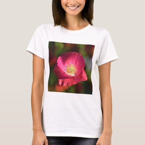 Pink Poppy in the Sunshine Photograph T_Shirt