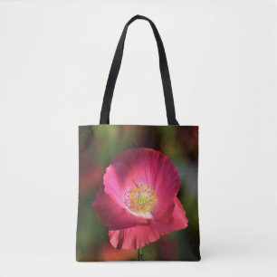 Pink Poppy in the Sunshine Photograph Tote Bag
