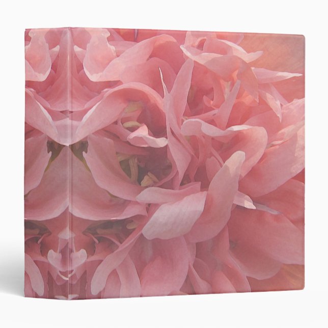 Pink Poppy Petals Binder (Front/Spine)