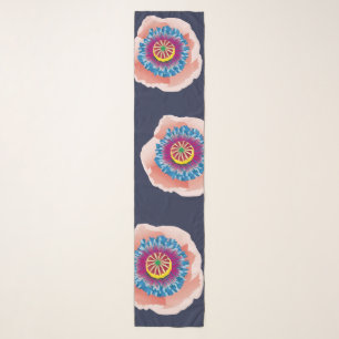 Pink Poppy scarf