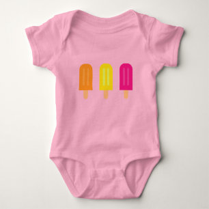 Pink Popsicle Baby Bodysuit