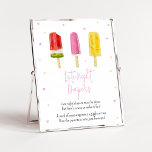Pink Popsicle Baby Shower Late Night Diapers Poster<br><div class="desc">Make your event special with this Girl Baby Shower with our cute and lovely printable Late Night Diapers Sign featuring adorable Sweets Baby Shower theme. Download,  personalize,  and create lasting memories with this perfect touch for your joyous celebration!

BS786</div>