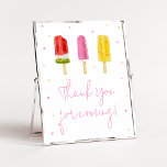 Pink Popsicle Baby Shower Thank you for Coming Poster<br><div class="desc">Make your event special with this Girl Baby Shower with our cute and lovely printable Thank you for Coming Sign featuring adorable Sweets Baby Shower theme. Download,  personalize,  and create lasting memories with this perfect touch for your joyous celebration!

BS786</div>