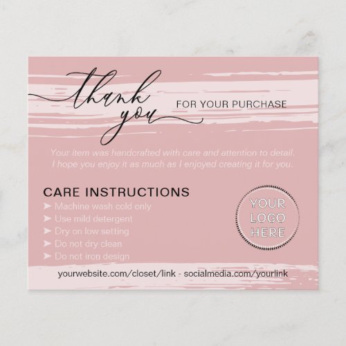 Pink Popular Small Business Tips Instructions Flyer