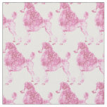Pink Posh Poodle Baby Kids Fabric