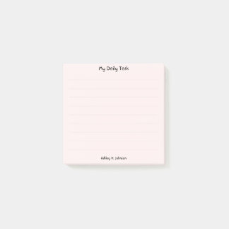 Pink Post-it Notes