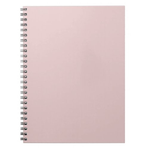 Pink Potpourri Pastel Solid Color Print Notebook