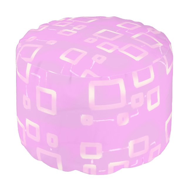 Pink Pouf (Angled Front)