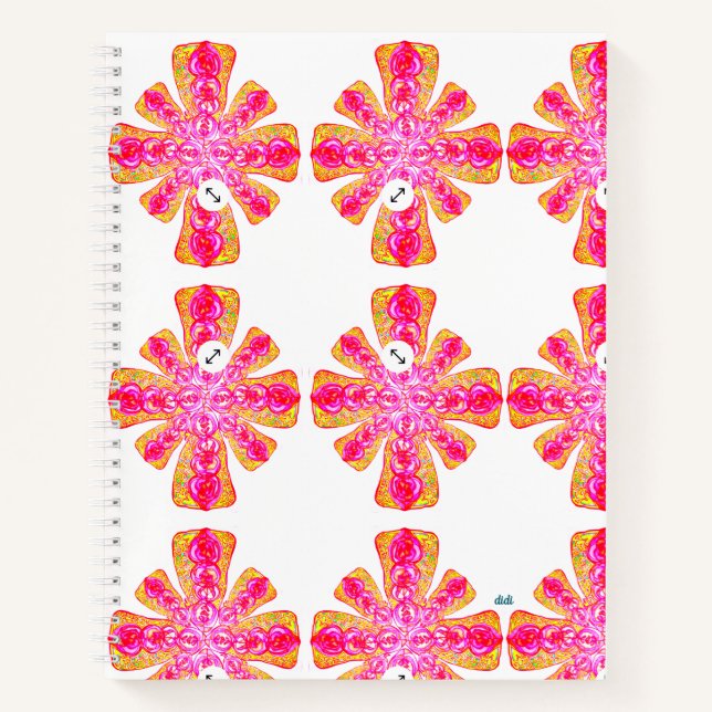 Pink Power Spiral Notebook (Front)
