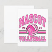 🏐💖 Pink Power Volleyball 🎗️ (Front/Back)