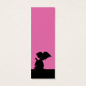 Pink Praying Angel Bookmark (Back)