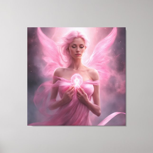 Pink - Premium Wrapped Canvas (Gloss) Print (Front)